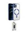 ieg™ iPhone 14 Pro Max Kılıf Nova Işık Özel Seri - Siyah Bilvis Hayalet Cam Ekran Koruyucu