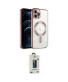 ieg™ iPhone 14 Pro Max Kılıf Nova Işık Özel Seri - Siyah Bilvis Hayalet Cam Ekran Koruyucu