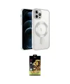 ieg™ iPhone 14 Pro Max Kılıf Nova Işık Özel Seri - Siyah Buffer Cam Ekran Koruyucu