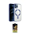 ieg™ iPhone 14 Pro Max Kılıf Nova Işık Özel Seri - Siyah Buffer Cam Ekran Koruyucu