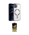 ieg™ iPhone 14 Pro Max Kılıf Nova Işık Özel Seri - Siyah Buffer Cam Ekran Koruyucu