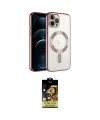 ieg™ iPhone 14 Pro Max Kılıf Nova Işık Özel Seri - Siyah Buffer Cam Ekran Koruyucu