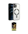 ieg™ iPhone 14 Pro Max Kılıf Nova Işık Özel Seri - Siyah Buffer Cam Ekran Koruyucu