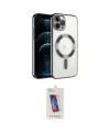 ieg™ iPhone 14 Pro Max Kılıf Nova Işık Özel Seri - Siyah Joko 5D Cam