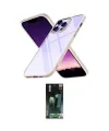 ieg™ iPhone 14 Pro Max Kılıf Nova Işık Serisi - Şeffaf 360 Full Body Arka Koruyucu