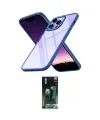 ieg™ iPhone 14 Pro Max Kılıf Nova Işık Serisi - Siyah 360 Mat Full Body Arka Koruyucu