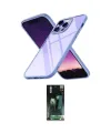 ieg™ iPhone 14 Pro Max Kılıf Nova Işık Serisi - Siyah 360 Mat Full Body Arka Koruyucu