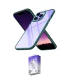 ieg™ iPhone 14 Pro Max Kılıf Nova Işık Serisi - Siyah Bilvis 5in1 3D Magic Cam Ekran Koruyucu
