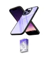 ieg™ iPhone 14 Pro Max Kılıf Nova Işık Serisi - Siyah Bilvis 5in1 3D Magic Cam Ekran Koruyucu