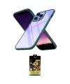 ieg™ iPhone 14 Pro Max Kılıf Nova Işık Serisi - Siyah Buffer Cam Ekran Koruyucu
