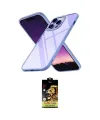 ieg™ iPhone 14 Pro Max Kılıf Nova Işık Serisi - Siyah Buffer Cam Ekran Koruyucu