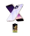 ieg™ iPhone 14 Pro Max Kılıf Nova Işık Serisi - Siyah Buffer Cam Ekran Koruyucu