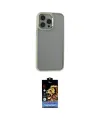 ieg™ iPhone 14 Pro Max Kılıf Nova Işık Serisi - Siyah Buffer Hayalet Cam Ekran Koruyucu