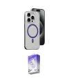 ieg™ iPhone 14 Pro Max Kılıf Odak Form Özel Seri - Siyah Bilvis 5in1 3D Magic Cam Ekran Koruyucu