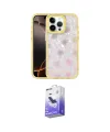ieg™ iPhone 14 Pro Max Kılıf Odak Prime - Siyah Bilvis 5in1 5D Magic Hayalet Cam Ekran Koruyucu