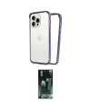ieg™ iPhone 14 Pro Max Kılıf Pusula Asil Koleksiyonu - Siyah 360 Mat Full Body Arka Koruyucu