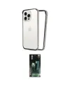 ieg™ iPhone 14 Pro Max Kılıf Pusula Asil Koleksiyonu - Siyah 360 Mat Full Body Arka Koruyucu