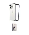 ieg™ iPhone 14 Pro Max Kılıf Pusula Asil Koleksiyonu - Siyah Bilvis 3D Mat Cam Ekran Koruyucu