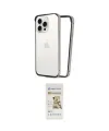 ieg™ iPhone 14 Pro Max Kılıf Pusula Asil Koleksiyonu - Siyah Mat Seramik Nano Ekran Koruyucu
