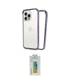 ieg™ iPhone 14 Pro Max Kılıf Pusula Asil Koleksiyonu - Siyah Polymer Nano Ekran Koruyucu