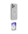 ieg™ iPhone 14 Pro Max Kılıf Pusula Çizgi Koleksiyonu - Siyah Bilvis 5in1 3D Magic Cam Ekran Koruyucu