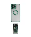 ieg™ iPhone 14 Pro Max Kılıf Pusula Form - Şeffaf 360 Full Body Arka Koruyucu