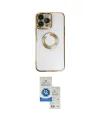 ieg™ iPhone 14 Pro Max Kılıf Pusula Form - Şeffaf Royal Nano Ekran Koruyucu