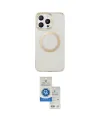 ieg™ iPhone 14 Pro Max Kılıf Pusula Form - Şeffaf Royal Nano Ekran Koruyucu