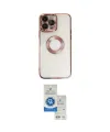 ieg™ iPhone 14 Pro Max Kılıf Pusula Form - Şeffaf Royal Nano Ekran Koruyucu