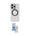 ieg™ iPhone 14 Pro Max Kılıf Pusula Form - Şeffaf Royal Nano Ekran Koruyucu