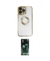 ieg™ iPhone 14 Pro Max Kılıf Pusula Form - Siyah 360 Mat Full Body Arka Koruyucu