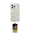ieg™ iPhone 14 Pro Max Kılıf Pusula Form - Siyah Buffer Cam Ekran Koruyucu
