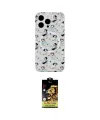ieg™ iPhone 14 Pro Max Kılıf Pusula Form - Siyah Buffer Cam Ekran Koruyucu