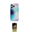ieg™ iPhone 14 Pro Max Kılıf Pusula Form - Siyah Buffer Cam Ekran Koruyucu
