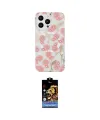 ieg™ iPhone 14 Pro Max Kılıf Pusula Form - Siyah Buffer Hayalet Cam Ekran Koruyucu