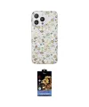 ieg™ iPhone 14 Pro Max Kılıf Pusula Form - Siyah Buffer Hayalet Cam Ekran Koruyucu