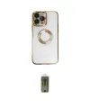 ieg™ iPhone 14 Pro Max Kılıf Pusula Form - Siyah Joko Magic 5D Hayalet Cam