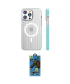 ieg™ iPhone 14 Pro Max Kılıf Pusula Minimal Koleksiyonu - Siyah 18D Cam Ekran Koruyucu