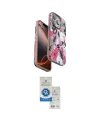 ieg™ iPhone 14 Pro Max Kılıf Siluet Doku - Şeffaf Royal Nano Ekran Koruyucu