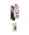 ieg™ iPhone 14 Pro Max Kılıf Siluet Doku - Siyah 6D Mat Seramik Hayalet Nano Ekran Koruyucu