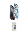 ieg™ iPhone 14 Pro Max Kılıf Siluet Doku - Siyah 6D Mat Seramik Hayalet Nano Ekran Koruyucu