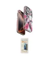 ieg™ iPhone 14 Pro Max Kılıf Siluet Doku - Siyah 6D Mat Seramik Hayalet Nano Ekran Koruyucu