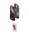 ieg™ iPhone 14 Pro Max Kılıf Siluet Doku - Siyah Joko 5D Cam