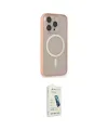 ieg™ iPhone 14 Pro Max Kılıf Siluet Işık Koleksiyonu - Şeffaf Pasifik Cam Ekran Koruyucu