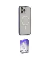 ieg™ iPhone 14 Pro Max Kılıf Siluet Işık Koleksiyonu - Siyah Bilvis 5in1 3D Magic Cam Ekran Koruyucu