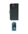 ieg™ iPhone 14 Pro Max Kılıf Siluet Işık Serisi - Siyah 18D Cam Ekran Koruyucu