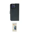 ieg™ iPhone 14 Pro Max Kılıf Siluet Işık Serisi - Siyah 6D Mat Seramik Hayalet Nano Ekran Koruyucu