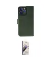ieg™ iPhone 14 Pro Max Kılıf Siluet Işık Serisi - Siyah Bilvis 3D Mat Cam Ekran Koruyucu