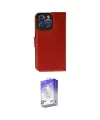 ieg™ iPhone 14 Pro Max Kılıf Siluet Işık Serisi - Siyah Bilvis 5in1 3D Magic Cam Ekran Koruyucu