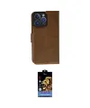 ieg™ iPhone 14 Pro Max Kılıf Siluet Işık Serisi - Siyah Buffer Hayalet Cam Ekran Koruyucu